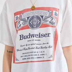 budweiser t shirt, retro vintage budweiser, budweiser unisex shir