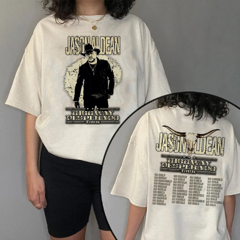 Jason Aldean Highway Desperado Tour 2023 Shirt, Jason Aldean Fan Shirt, Jason Aldean Country Music Shirt, Country Music Tour Shirt - 1.jpg