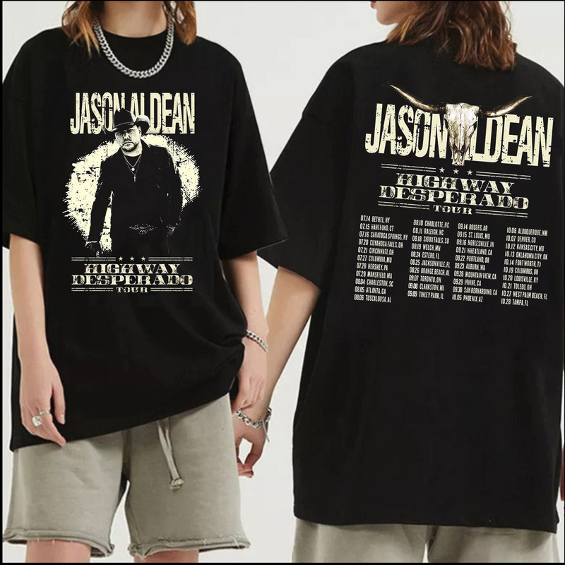 Jason Aldean Highway Desperado Tour 2023 Shirt, Jason Aldean Fan Shirt, Jason Aldean Country Music Shirt, Country Music Tour Shirt - 2.jpg