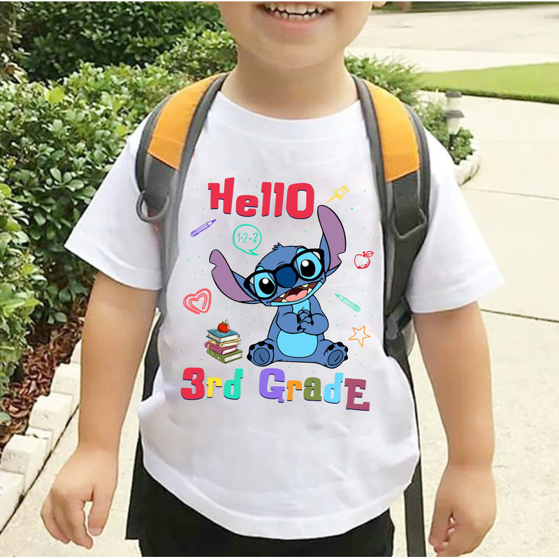 Personalized Back To School Stitch Shirt,Stitch Hello School shirt,First Day Of School,Preschool Shirt,Kindergarten Shirt,1st Grade Toddler - 3.jpg