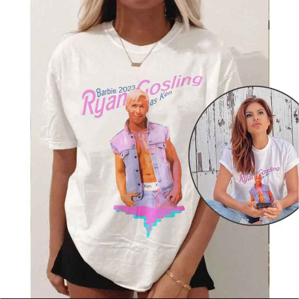 Ryan Gosling Shirt, Eva Mendes Shirt, Ryan Gosling As Ken Shirt hot 2023 - 1.jpg