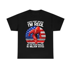 bigfoot biden american flag 4th of july patriotic t-shirt