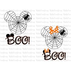 bundle boo halloween spider web svg, trick or treat svg, spooky vibes svg, boo svg, fall svg, svg, png files for cricut