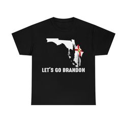 florida america bigfoot let's go brandon t-shirt