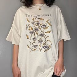 vintage the lumineers eye n vine shirt, 2023 the lumineers tour m