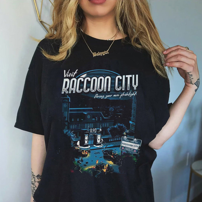 Vintage Visit Raccoon City, Resident evil shirt - 1.jpg
