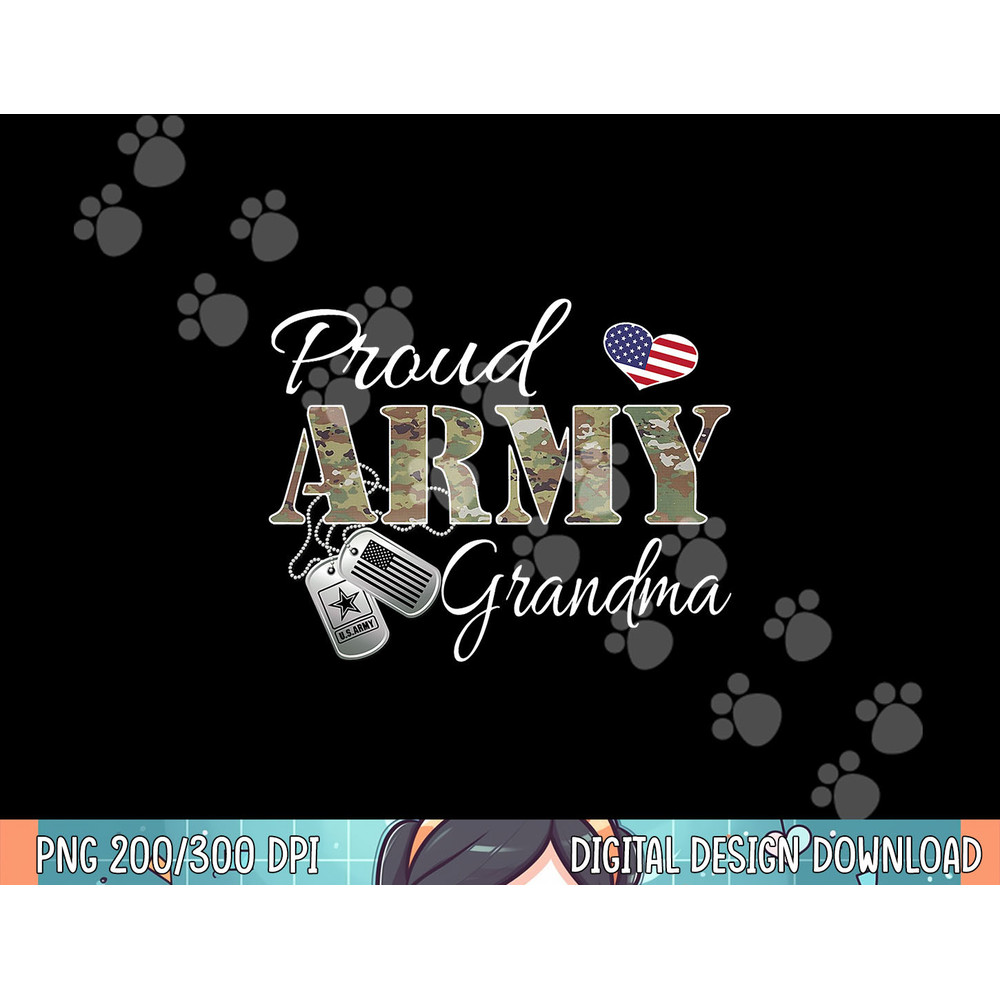 Proud Army Grandma Shirt Military Pride png, sublimation.jpg