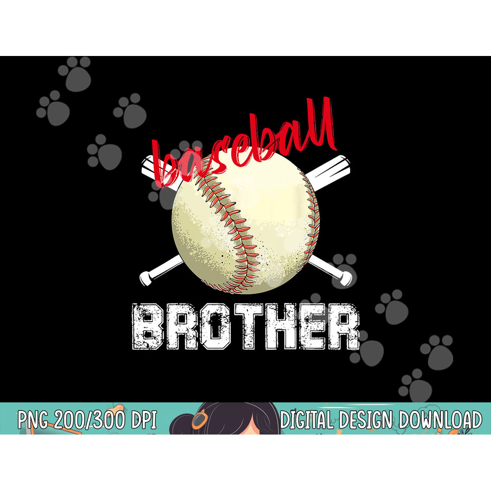 Proud Baseball Brother Baseball Biggest Fan Family Match png, sublimation.jpg