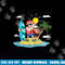 Hawaiian Summer Cool Santa Claus Surfing Christmas In July png, sublimation copy.jpg