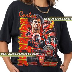 carlos sainz jr shirt, formula racing f1 shirt, 90s men's women's tee unisex soft