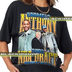 carmelo anthony shirt, basketball shirt, 90s men's women's tee unisex soft