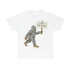 bigfoot db cooper yeti sasquatch squatch t-shirt