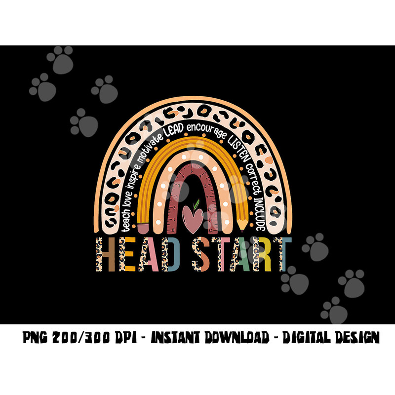 Headstart Teacher Rainbow Early Childhood Last Day Of School png, sublimation copy.jpg