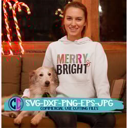 christmas svg, merry and bright half leopard svg, merry & bright half svg, half leopard svg, merry bright leopard svg,