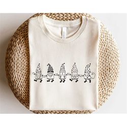 christmas gnomes svg, gnome clipart, new year shirt svg, nordic gnome svg, merry christmas svg, santa hat svg, christmas