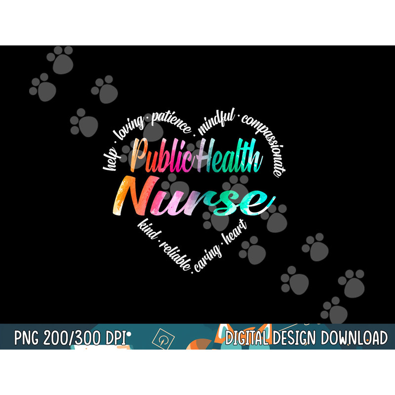 Public Health Nurse Heart Word Cloud Watercolor Rainbow png, sublimation copy.jpg