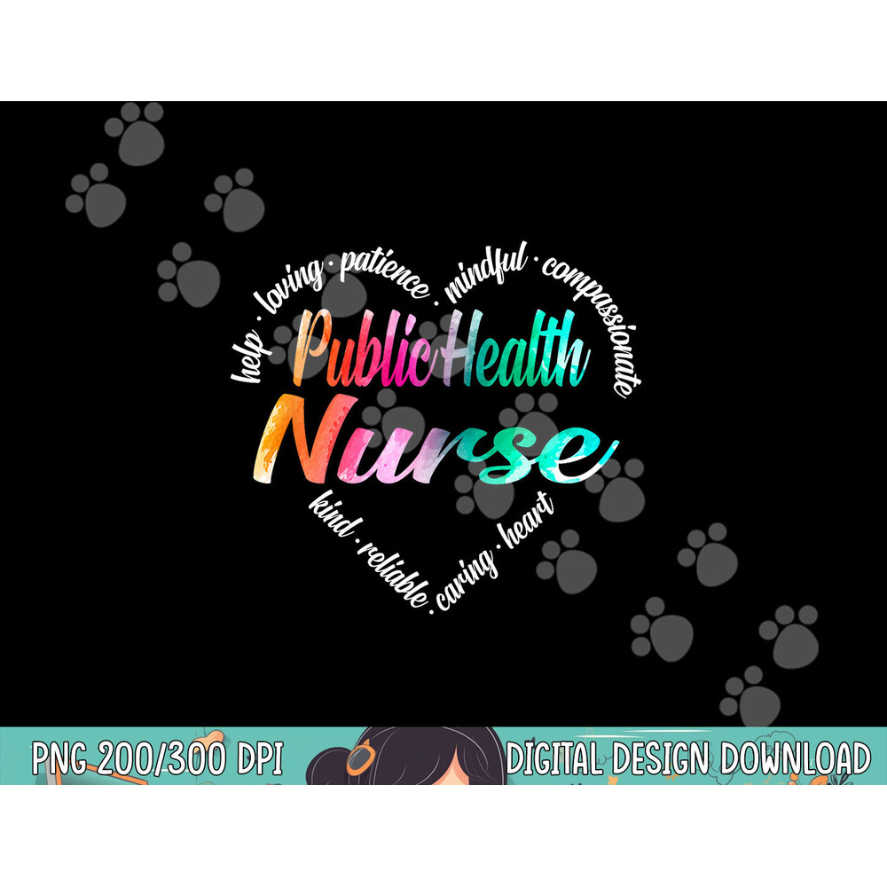 Public Health Nurse Heart Word Cloud Watercolor Rainbow png, sublimation copy.jpg