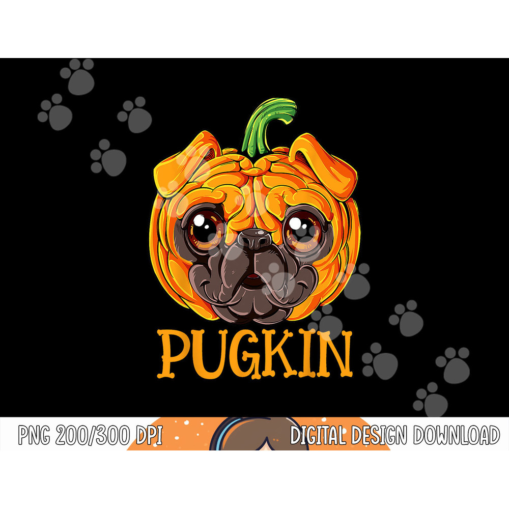 Pugkin Pug Pumpkin Halloween Thanksgiving Men Women Dog png, sublimation copy.jpg