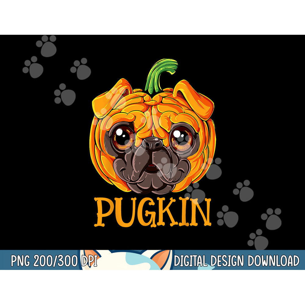 Pugkin Pug Pumpkin Halloween Thanksgiving Men Women Dog png, sublimation copy.jpg