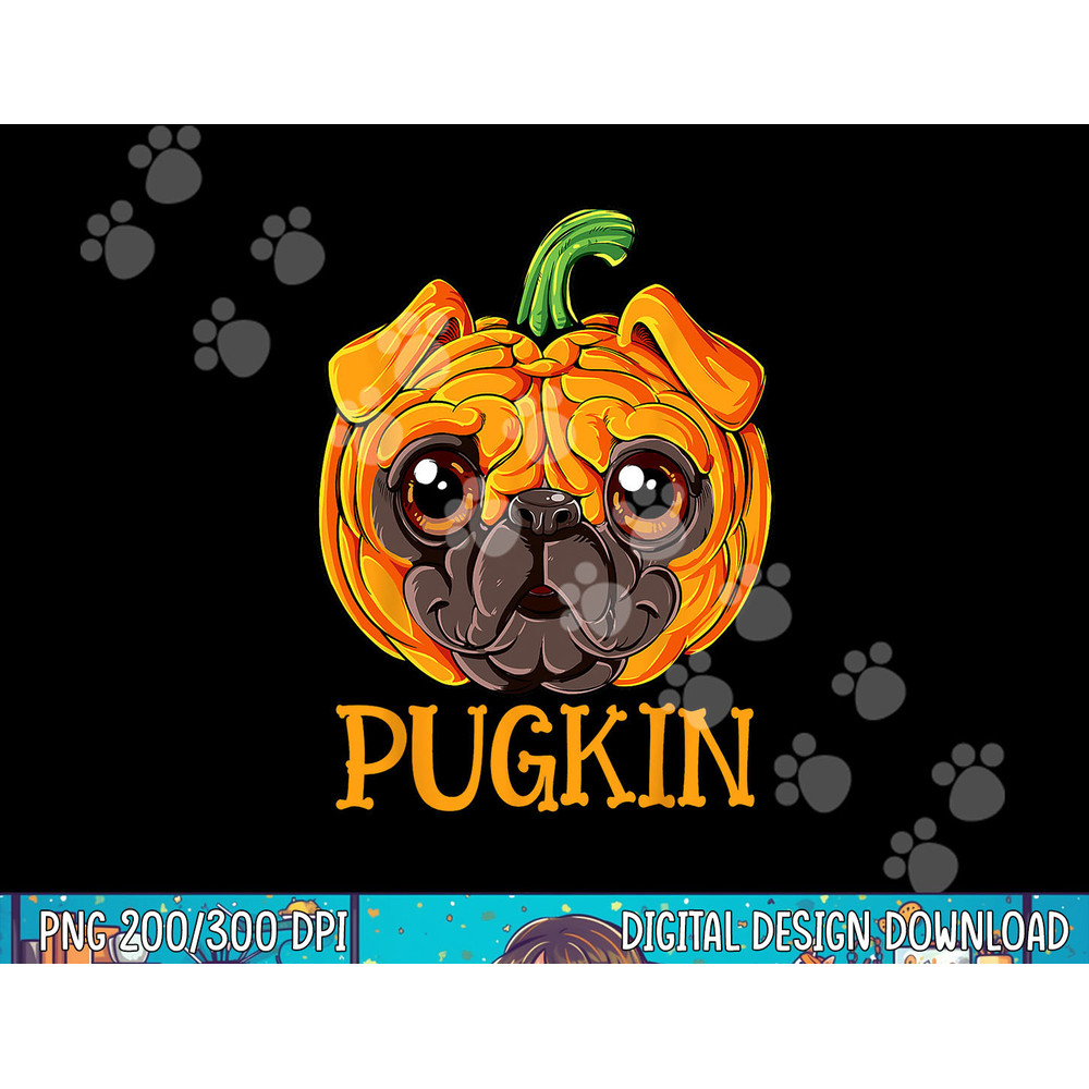 Pugkin Pug Pumpkin Halloween Thanksgiving Men Women Dog png, sublimation copy.jpg