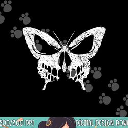 Pumpkin Face Halloween Graphic Vintage Butterfly skull png, sublimation copy