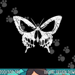 pumpkin face halloween graphic vintage butterfly skull png, sublimation copy