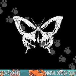 Pumpkin Face Halloween Graphic Vintage Butterfly skull png, sublimation copy