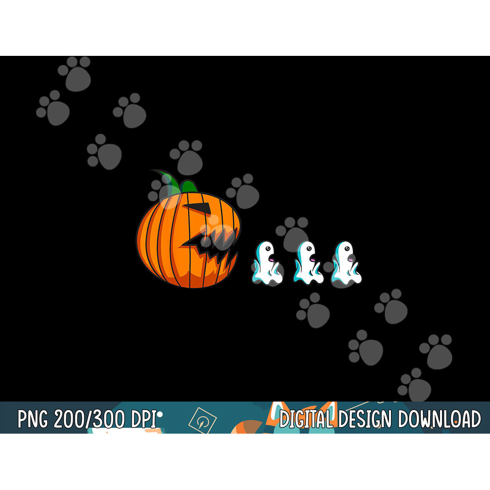 Pumpkin Ghosts Funny Halloween For Women Kids Men png, sublimation copy.jpg