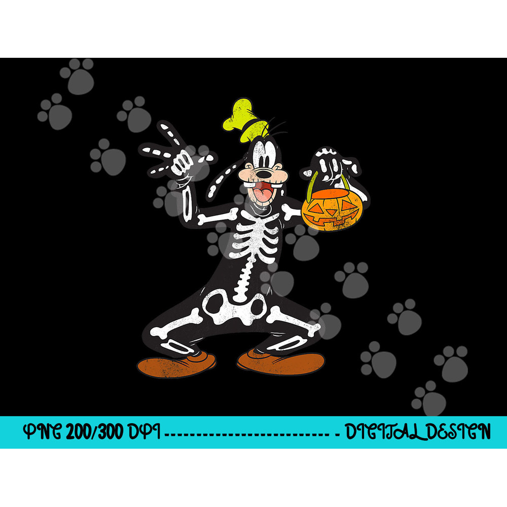 Disney Goofy Skeleton Halloween png,sublimation copy.jpg