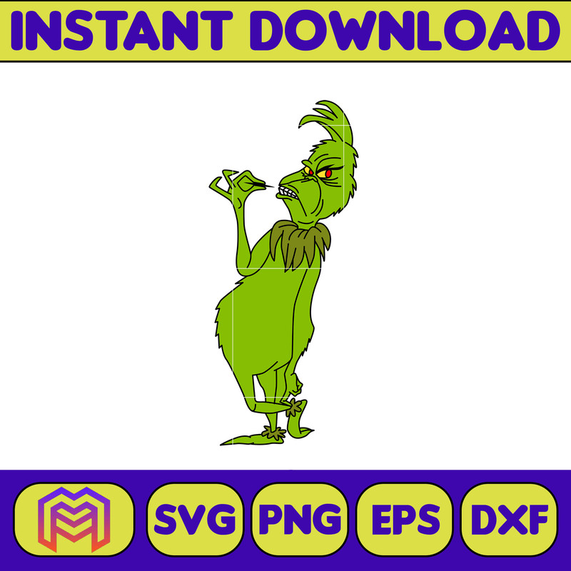 Grinch SVG, Grinch Christmas Svg, Grinch Face Svg, Grinch Hand Svg, Clipart Cricut Vector Cut File, Instant Download (366).jpg