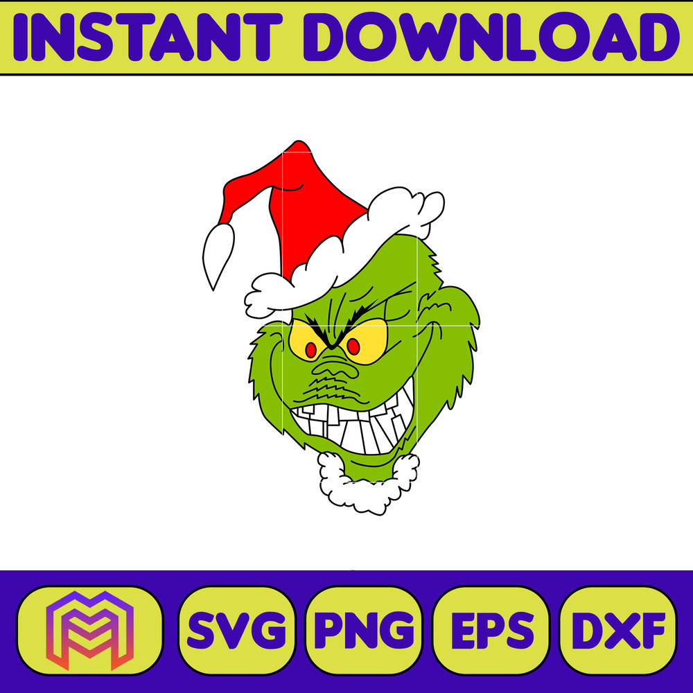 Grinch SVG, Grinch Christmas Svg, Grinch Face Svg, Grinch Hand Svg, Clipart Cricut Vector Cut File, Instant Download (369).jpg