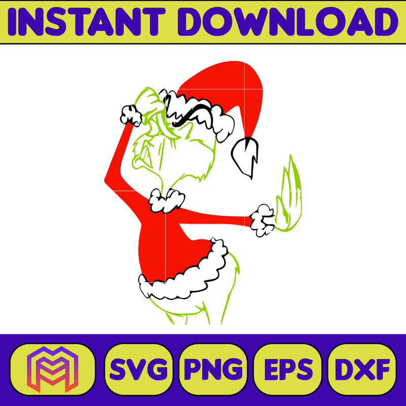 Grinch SVG, Grinch Christmas Svg, Grinch Face Svg, Grinch Hand Svg, Clipart Cricut Vector Cut File, Instant Download (387).jpg