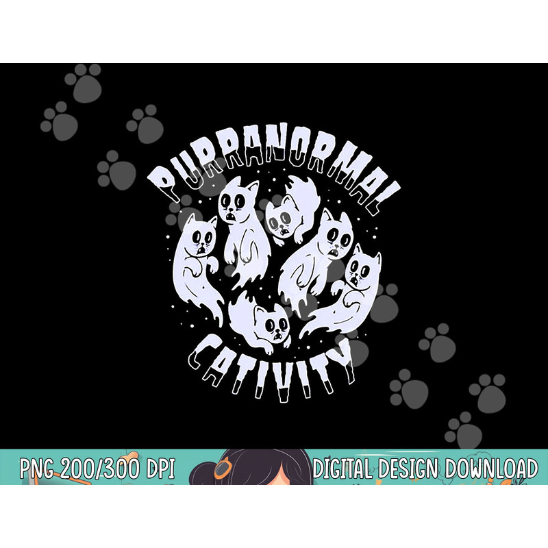 Purranormal Cativity Funny Ghost Cats Halloween Gift png, sublimation copy.jpg