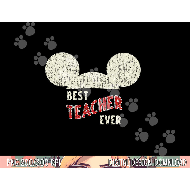 Disney Mickey Mouse Best Teacher Ever png, sublimation copy.jpg