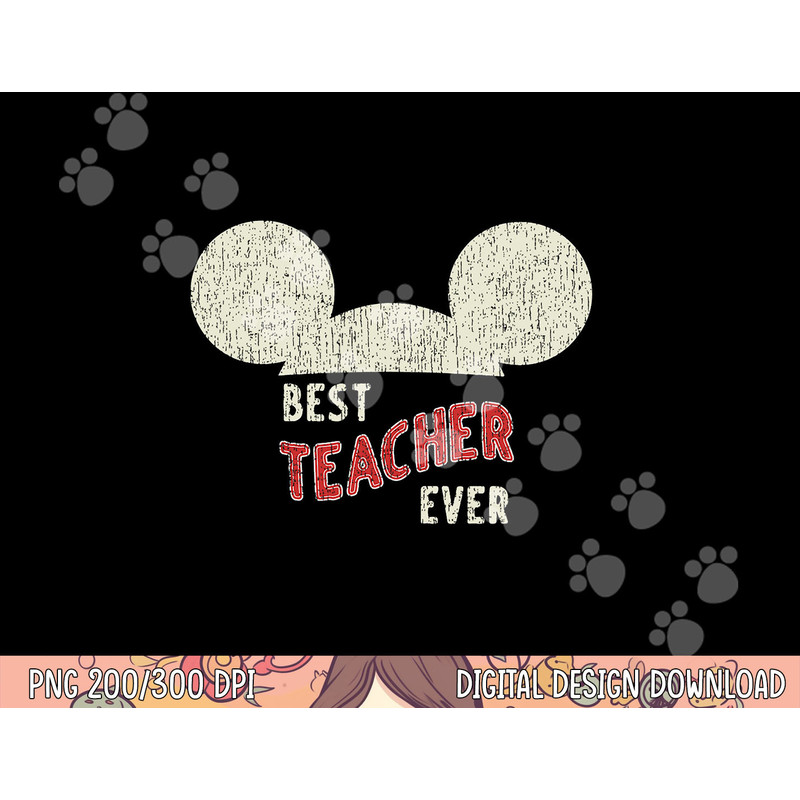 Disney Mickey Mouse Best Teacher Ever png, sublimation copy.jpg