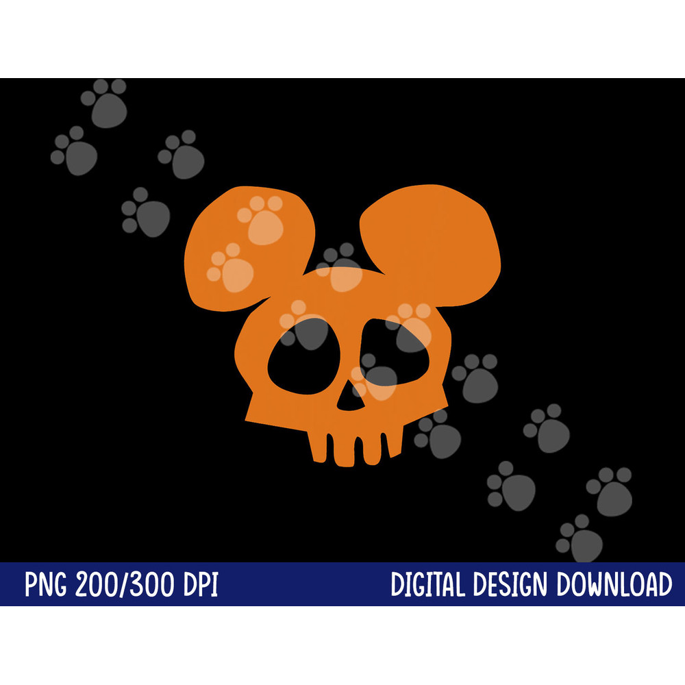 Disney Mickey Mouse Skull Halloween png, sublimation copy.jpg