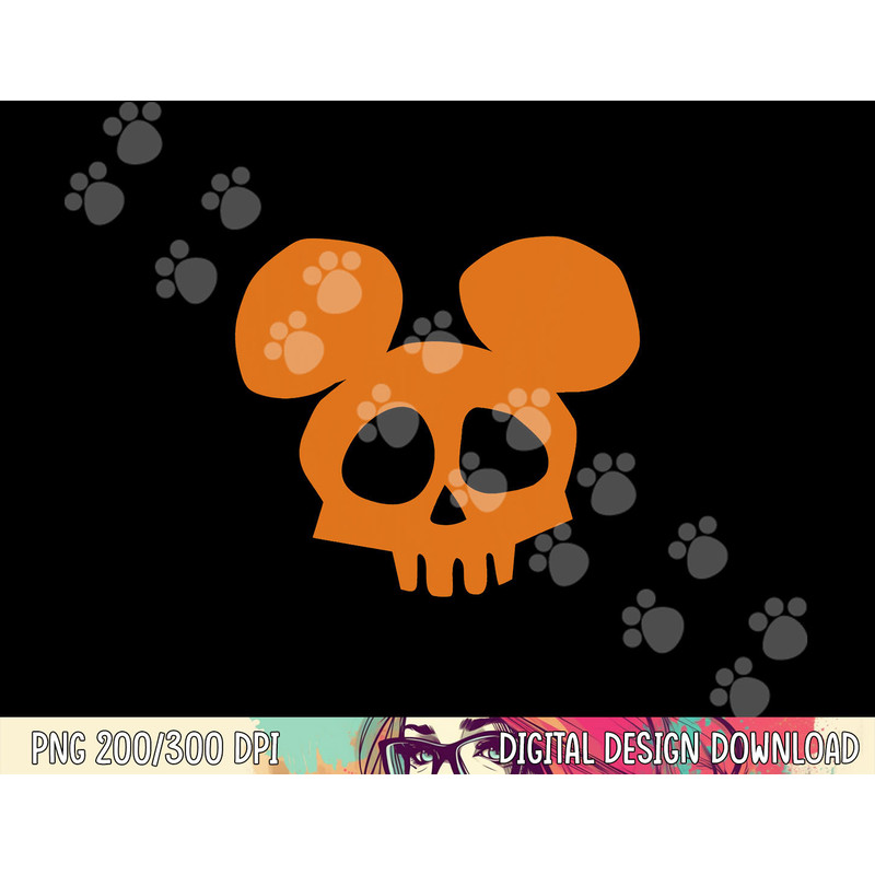 Disney Mickey Mouse Skull Halloween png, sublimation copy.jpg