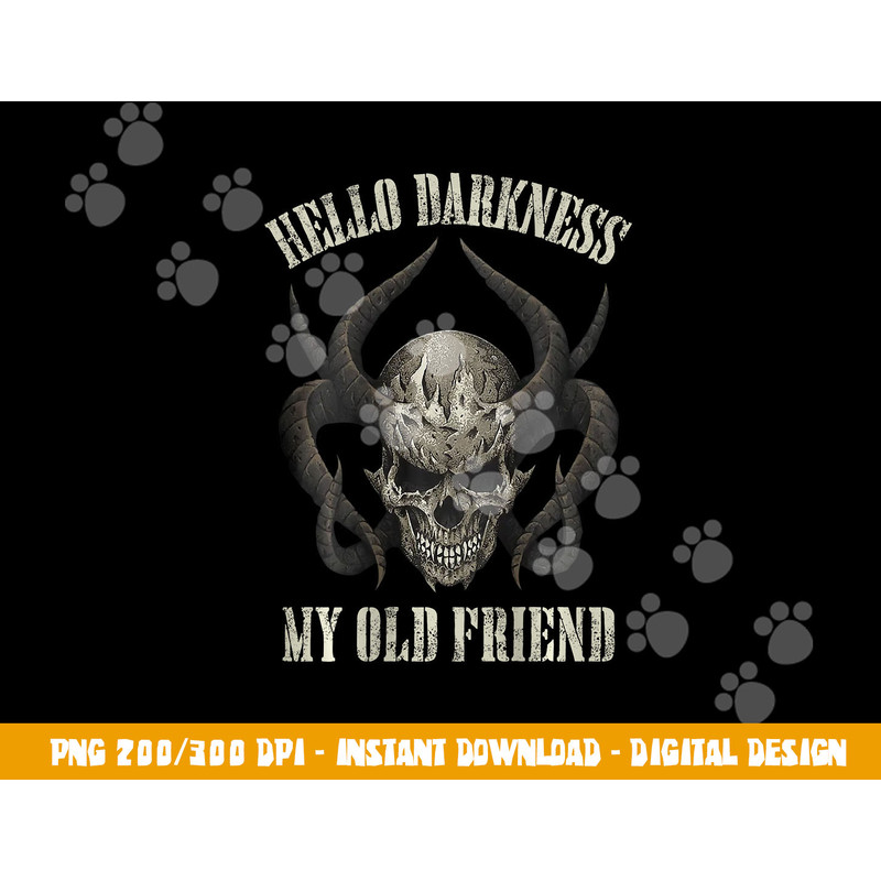 hello darkness my old friend demon skull horn halloween png,sublimation copy.jpg