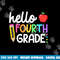 Hello Fourth Grade Team 4th Grade Back to School Teacher Kid  png, sublimation copy.jpg