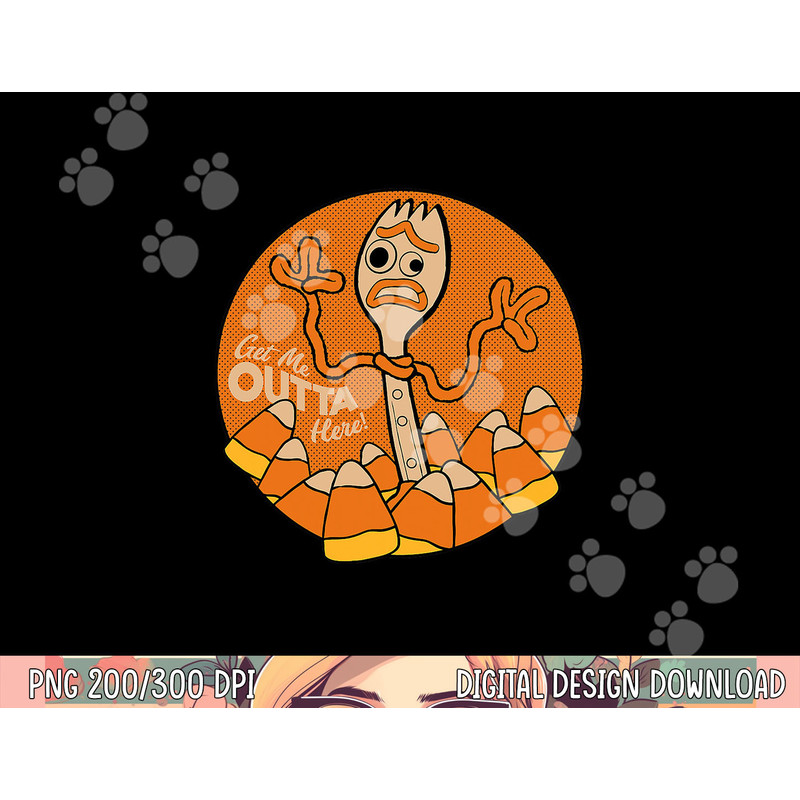 Disney PIXAR Toy Story 4 Forky Get Me Outta Here Halloween png,sublimation copy.jpg