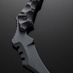 Custom handmade 440c steel hunting knife black micarta handle birthday gift for him groomsmen anniversary gift wedding