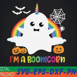 I'm A Boonicorn Funny Unicorn Ghost Boo Halloween Gifts SVG, png, epf, dxf Digital, Dowload File, Cutfile