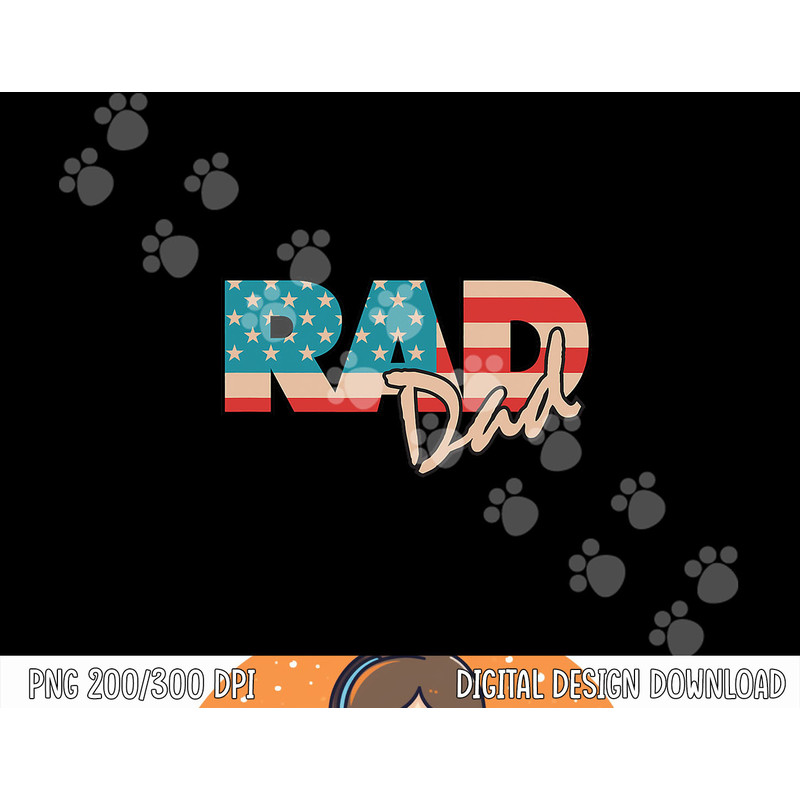 Rad Dad 1990 s retro Gift for Farther png, sublimation copy.jpg