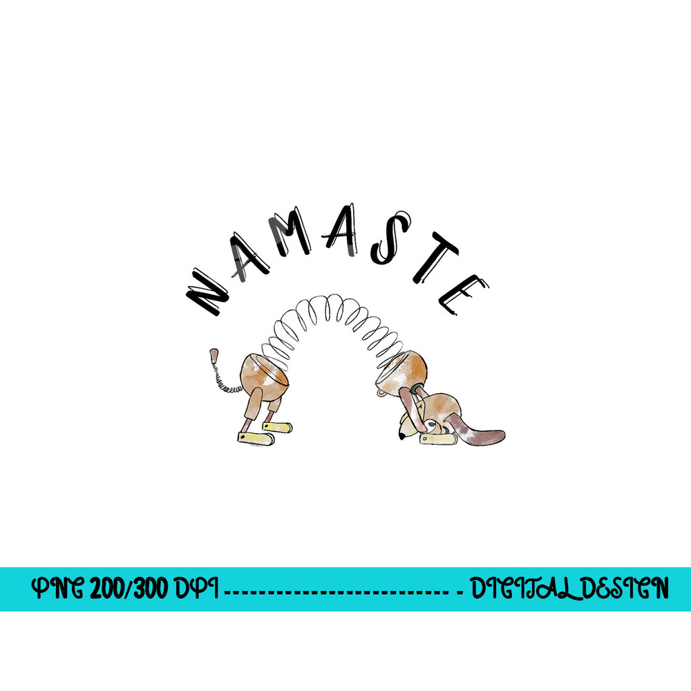 Disney Pixar Toy Story Slinky Dog Namaste Stretch Poster png, sublimation copy.jpg