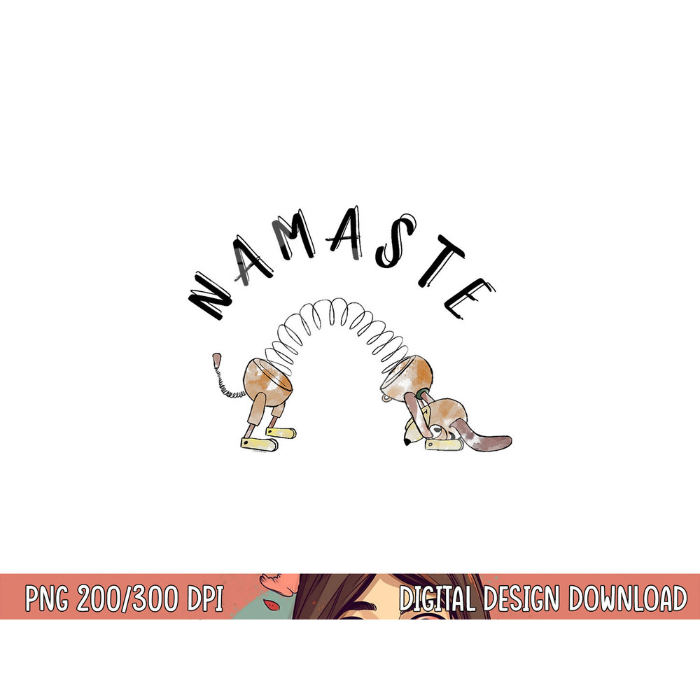 Disney Pixar Toy Story Slinky Dog Namaste Stretch Poster png, sublimation copy.jpg