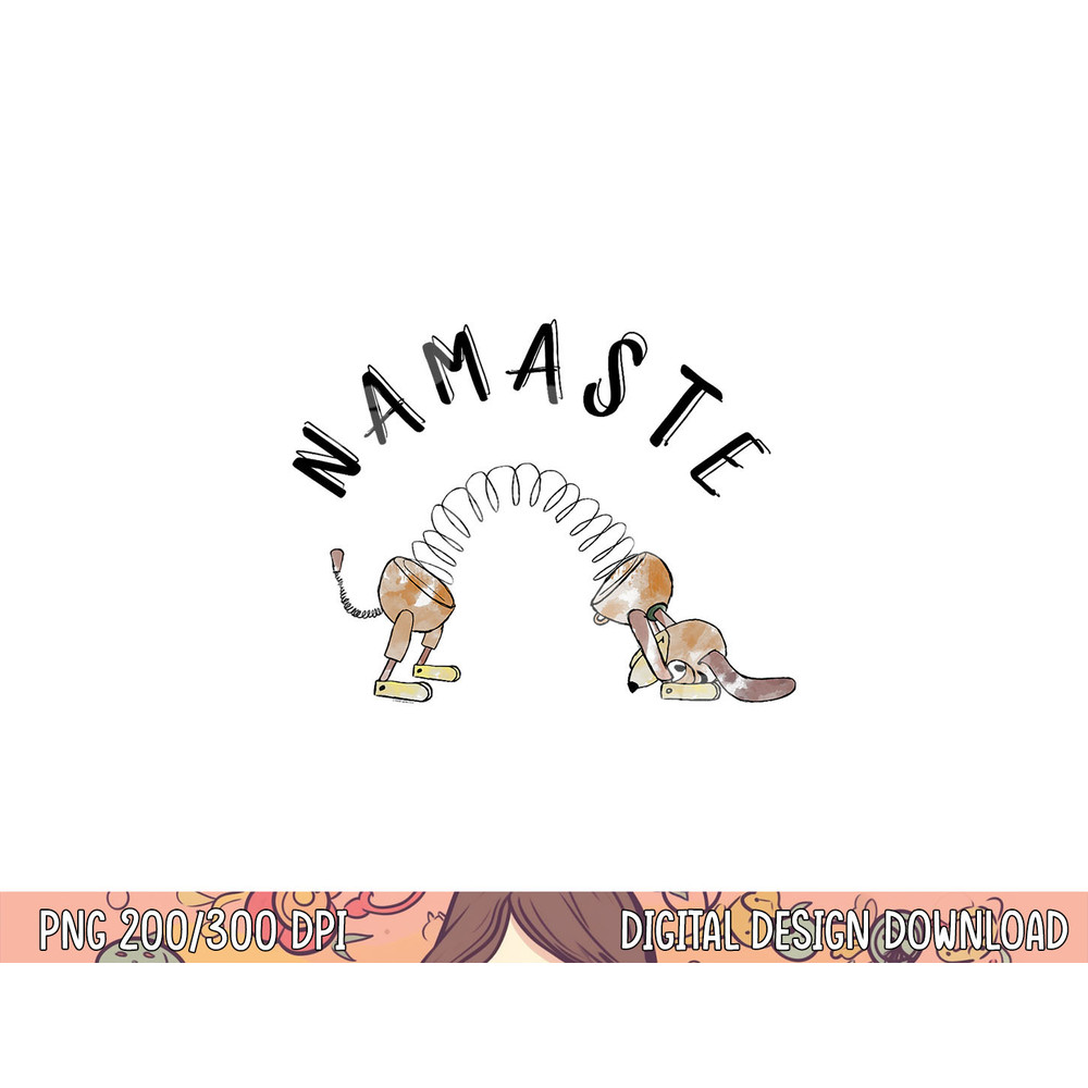 Disney Pixar Toy Story Slinky Dog Namaste Stretch Poster png, sublimation copy.jpg
