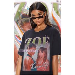 zo kravitz vintage shirt | zo kravitz homage retro | zo kravitz tees | zo kravitz 90s sweater | zo kravitz gift