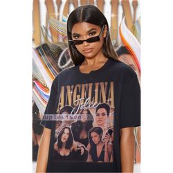 angelina jolie vintage shirt | angelina jolie homage retro | angelina jolie tees | angelina jolie 90s sweater | angelina