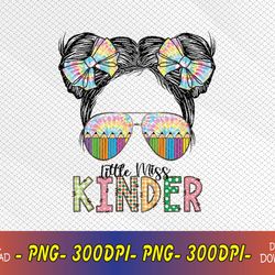 kids little miss kindergarten back to school svg, eps, png, dxf, digital download