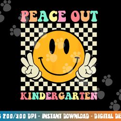 hippie peace out kindergarten teacher kid last day of school  png, sublimation copy